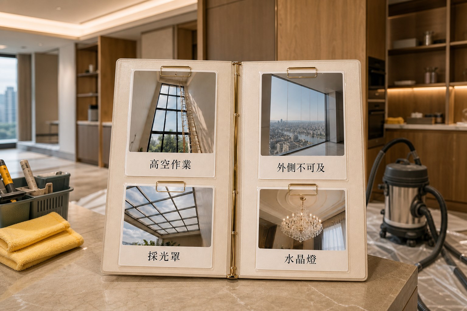 全新屋裝潢後清潔不包含項目與特殊工程殘留需先評估提醒