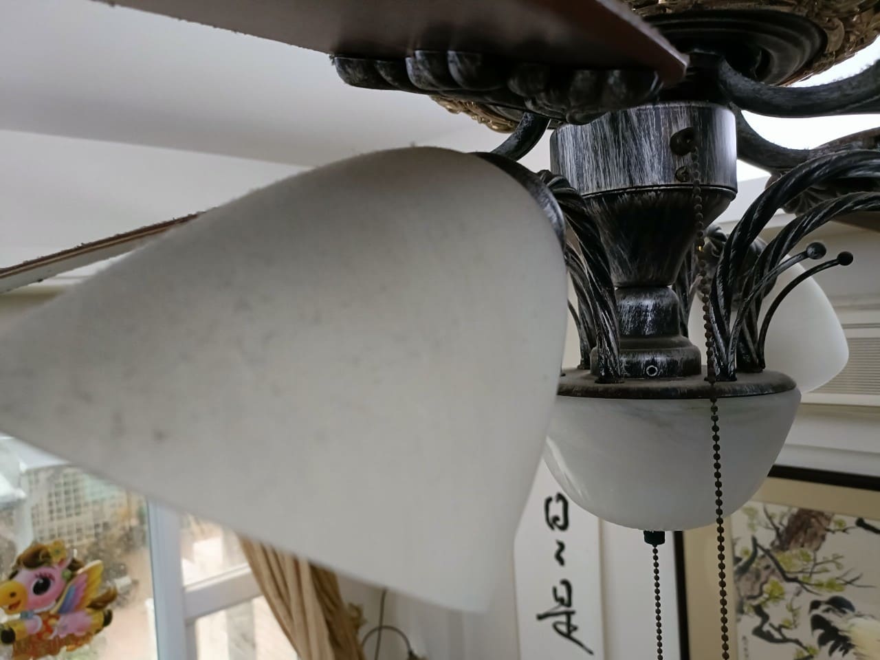 嘉義年終大掃除電風扇燈具與扇葉清潔前 嘉義年終大掃除電風扇燈具與扇葉清潔前