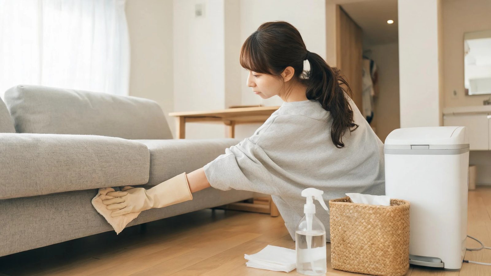 冰箱門邊膠條與層板除味清潔