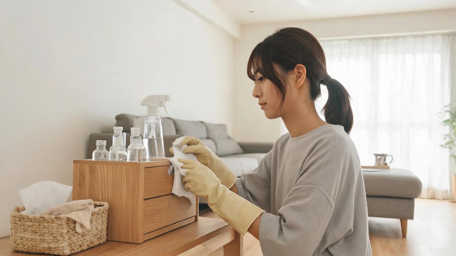 居家清潔用品標示與氣味源頭特寫