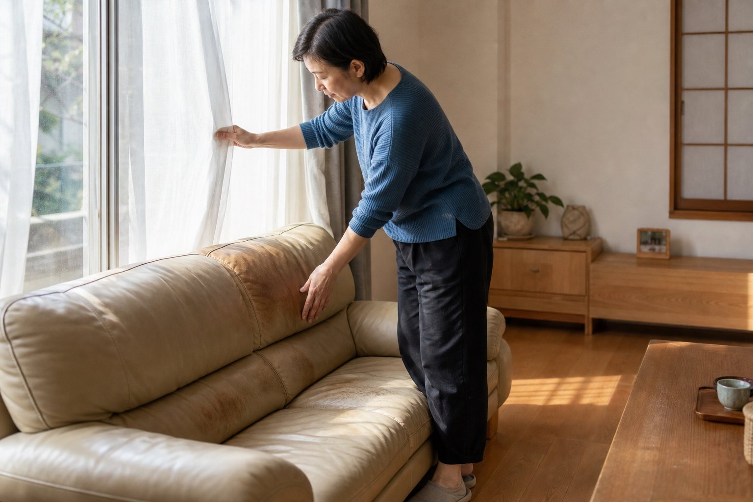 真皮沙發保養與皮沙發發黑日曬污漬處理的居家維護示意圖 真皮沙發保養與皮沙發發黑日曬污漬處理的居家維護示意圖