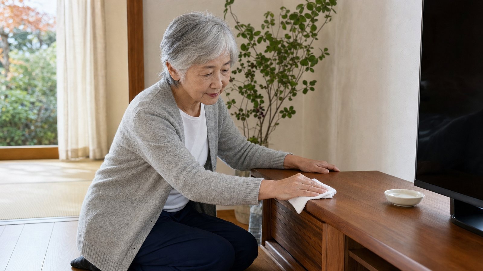秋季木質家具保養要少量薄擦避免形成油膜