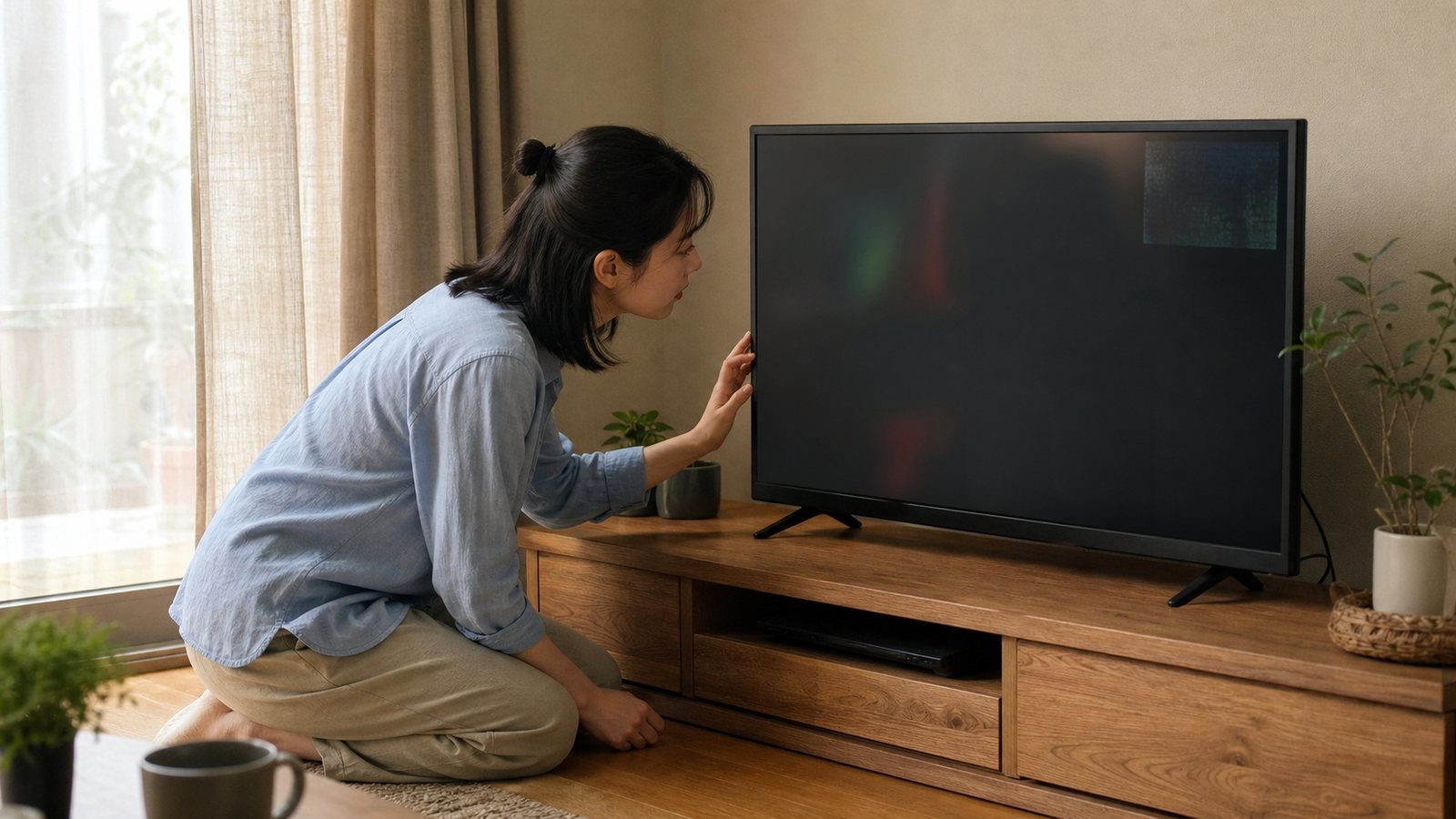 液晶電視螢幕保養與清潔安全邊界示意 液晶電視螢幕保養與清潔安全邊界示意