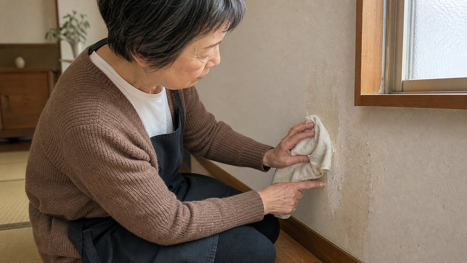 水痕、油漆鼓起或粉化時,要先確認是否有滲水或牆體問題